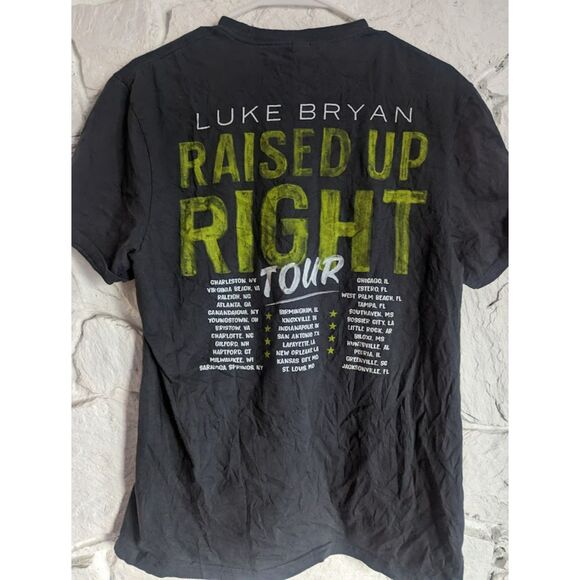 Luke Bryan Raised Right Tour T-shirt - Picture 2 of 2